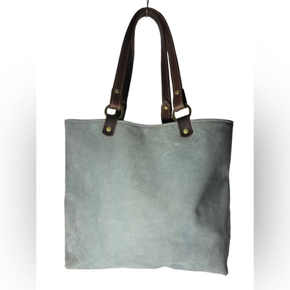 Hoofbeat Blue and Cream Tote Bag - Picture 6 of 16
